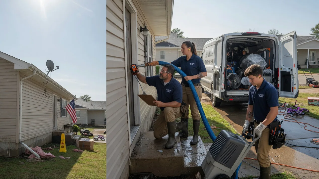 Ceiling Water Damage Restoration in Huddleston, VA near me